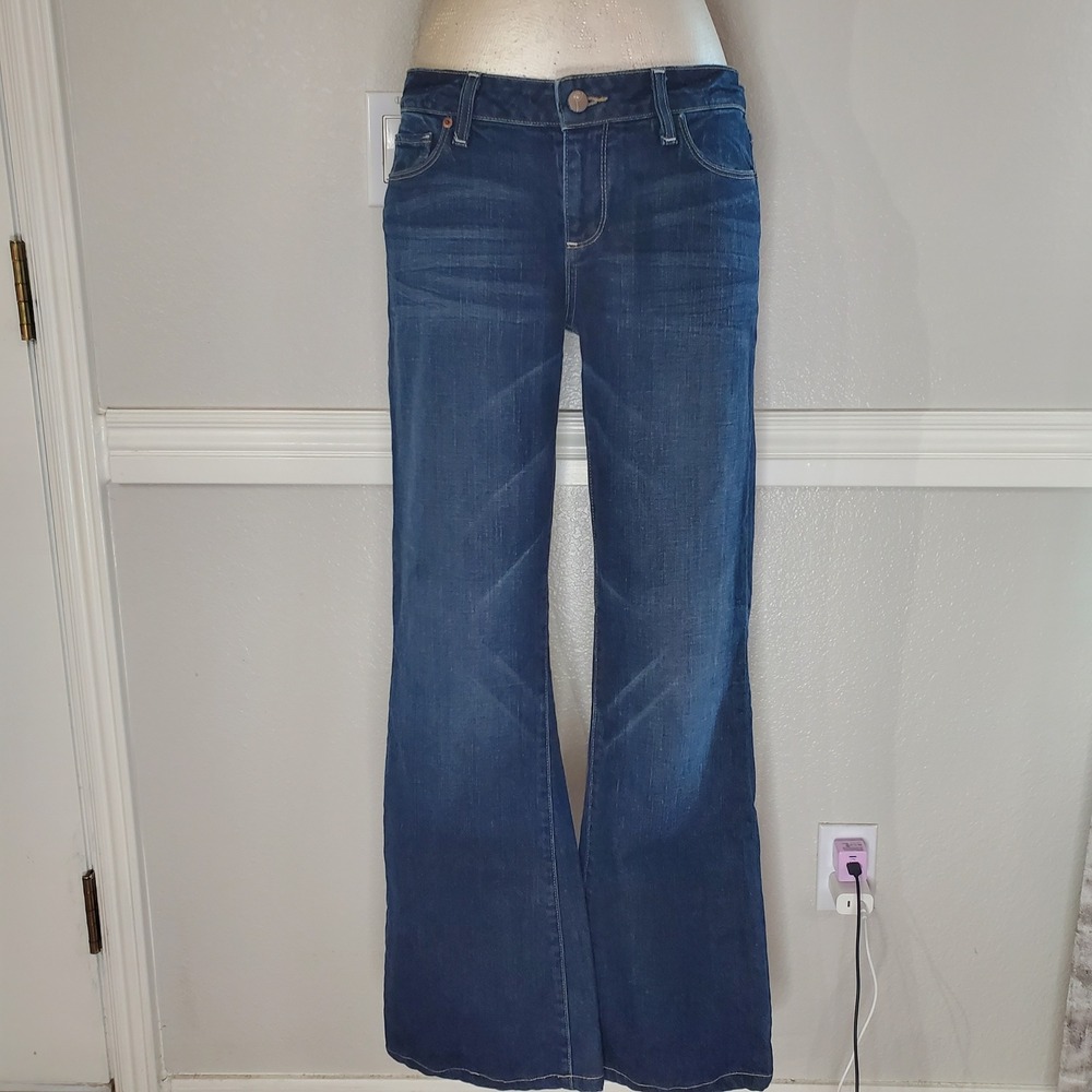 Paige Premium Denim Hidden Hills Bootcut Jeans Dark Wash Size 26